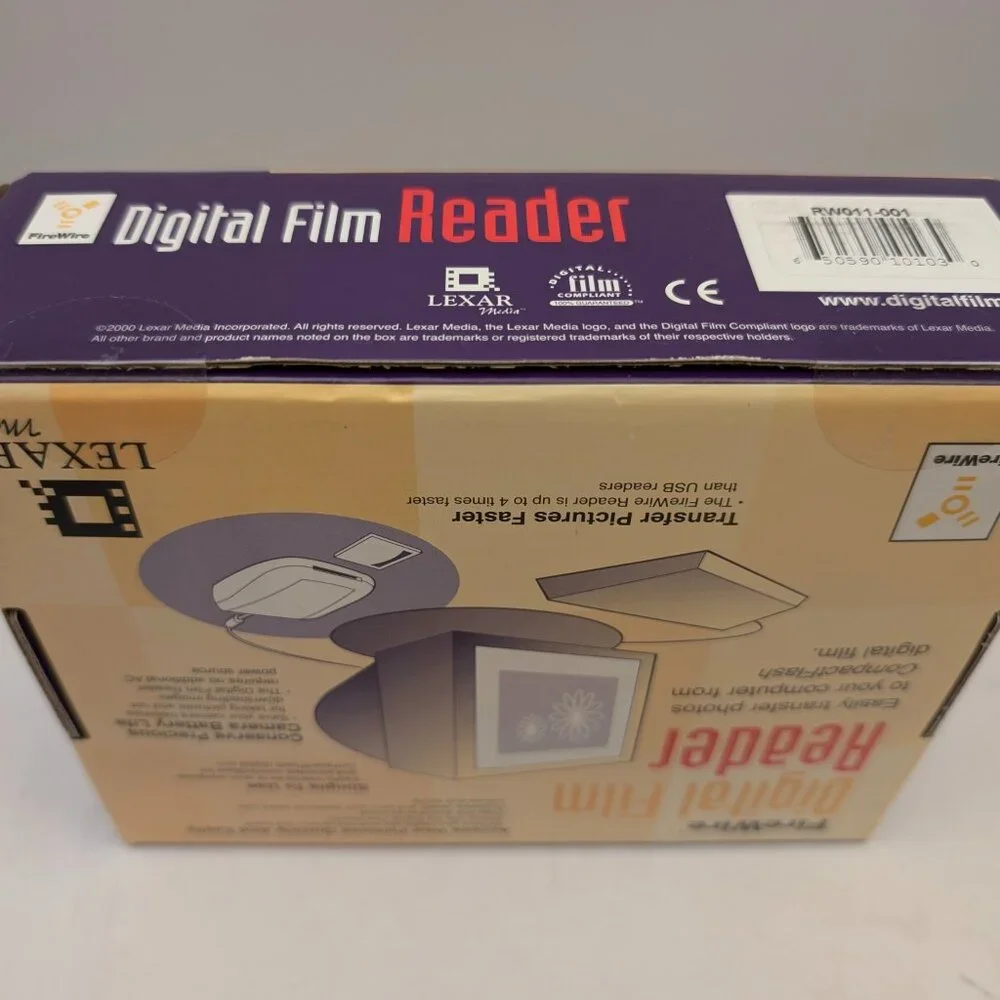 LEXAR MEDIA FireWire (IEEE 1394) CompactFlash Digital Film Reader RW011-001 NEW